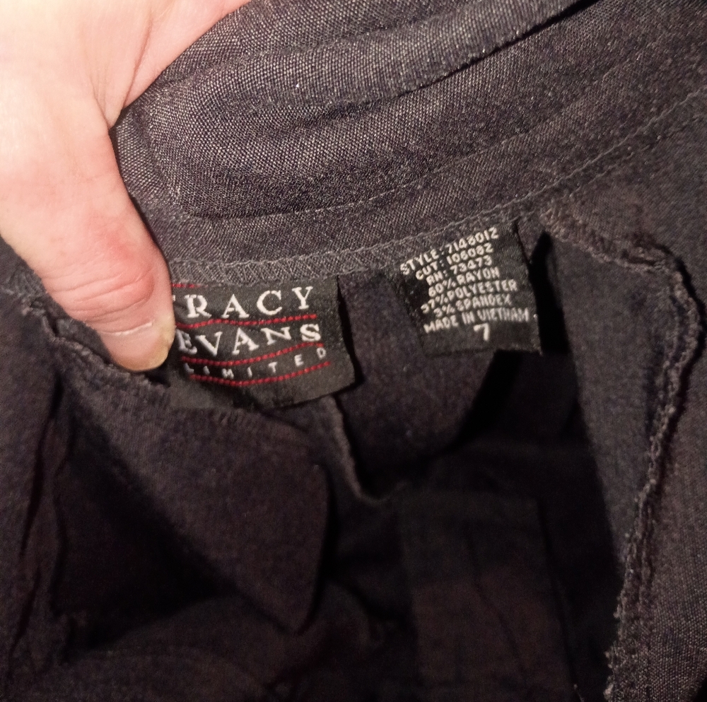 Tracy Evans Charcoal Dress Pants